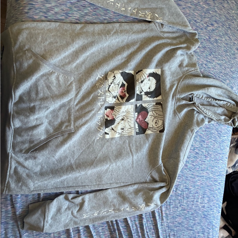 Bungo stray dogs anime Gray Graphic Hoodie